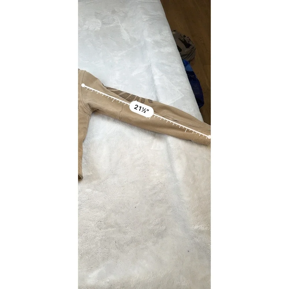 Harley Davidson Suede Leather Jacket Women's XS Embellished Motorcycle Biker Tan - Picture 9 of 10